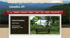 Desktop Screenshot of canadice.org